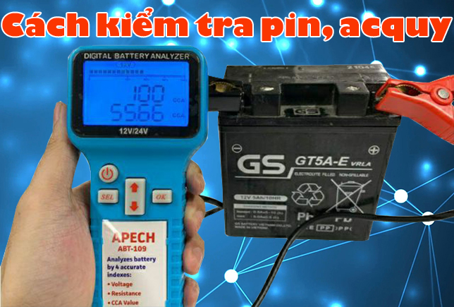 Máy đo nội trở ắc quy Tenmars TM-6002, Chính hãng - STI Việt Nam