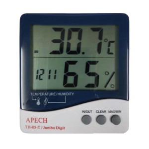 Thiết bị đo nhiệt độ, độ ẩm treo tường APECH TH-05T