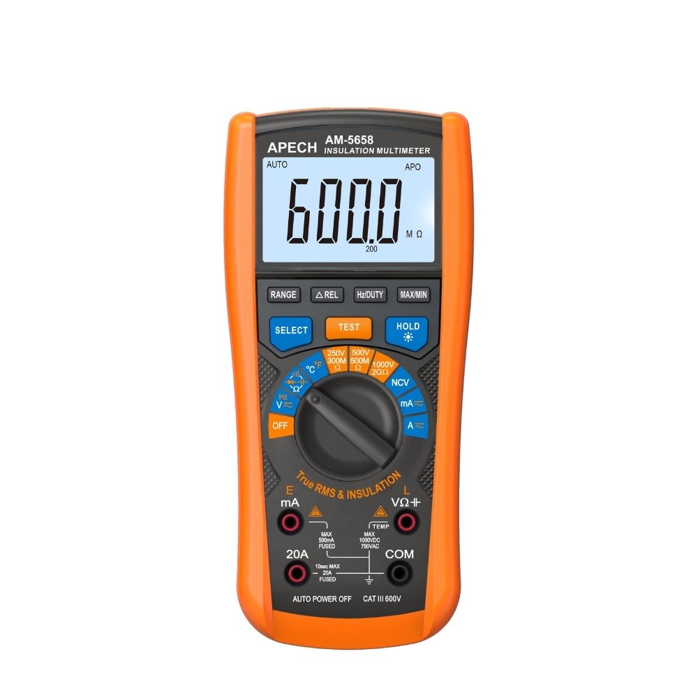 Đồng hồ vạn năng đo điện trở cách điện APECH AM-5658